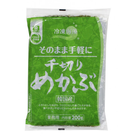 理研 冷凍海藻そのまま手軽に千切りめかぶ韓国産 200g<切替商品登録済