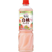 【ポイント2倍】mizkan　業務用フルーティス りんご酢白桃ミックス　1000ml