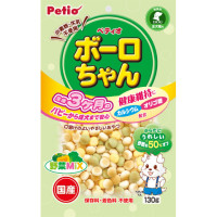 【特価】【ペットフード】ペティオ　体にうれしい ボーロちゃん 野菜Mix　130g【訳あり】