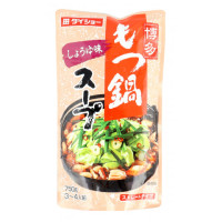 【秋冬商材　1月31日まで】ダイショー　もつ鍋しょうゆスープ　750g