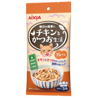 【9/17追加】【ペットフード】アイシア　チキンとかつお生活 プレーン　180g