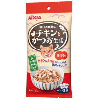 【9/17追加】【ペットフード】アイシア　チキンとかつお生活 まぐろ入り　180g