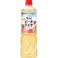 【ポイント2倍】mizkan　業務用フルーティス りんご酢ピーチライチ　1000ml