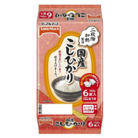 テーブルマーク　たきたてご飯 国産こしひかり 分割6食　(150g×2)×3