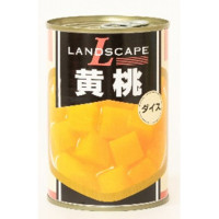 LANDSCAPE　黄桃ダイス　425g