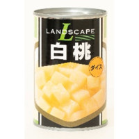 LANDSCAPE　白桃ダイス　425g