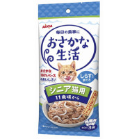 【ペットフード】アイシア　おさかな生活 シニア猫用 しらす入りまぐろ　180g