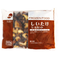 OM　しいたけ1/4カット　500g