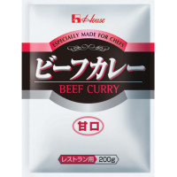 ハウス食品　ビーフカレー(甘口)　200g