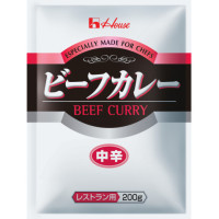 ハウス食品　ビーフカレー(中辛)　200g